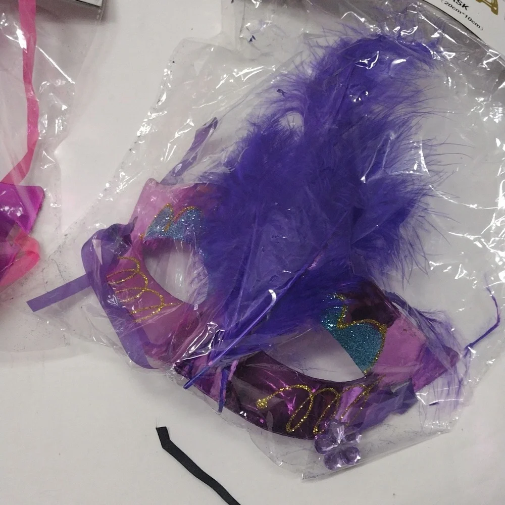 Decorated Masquerade Mask Assorted Lot of 10